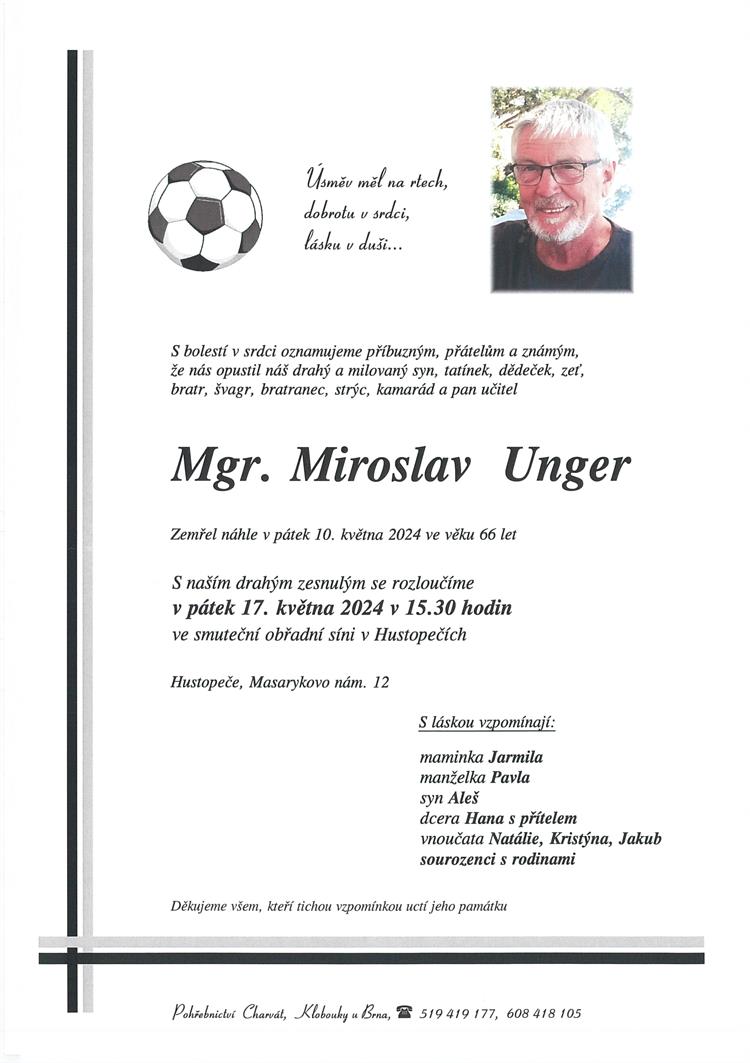 Unger Miroslav +10.5.2024