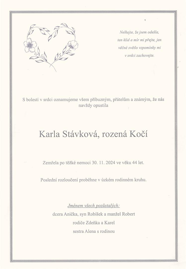 Stávková Karla +30.11.2024