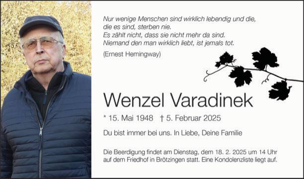 Varadinek Wenzel +5.2.2025